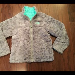 North Face reversible fleece jacket M 10-12